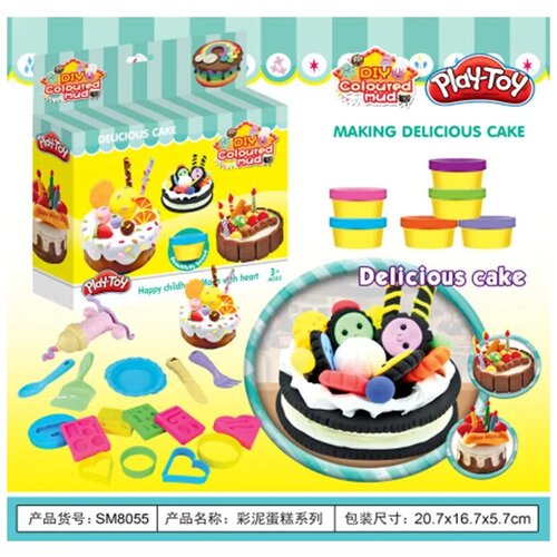 Набор пластилина для лепки Play-Toy 