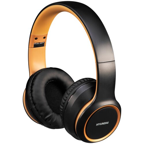 Гарнитура накладные Hyundai H-HP100B черныйбелый беспроводные bluetooth оголовье 247000₽
