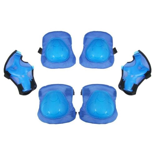 Защита роликовая, размер универсальный, цвет синий защита тела защита для катания на роликах защита роликовая
