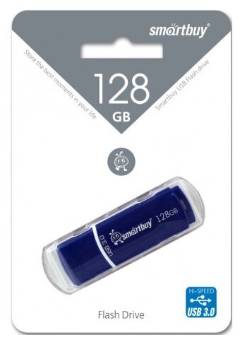 USB накопитель 128 GB Smart Buy Crown Blue 3.0