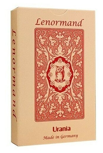 Мини карты Таро Оракул Ленорман (красная сова) / Lenormand Red Owl - AGM AGMuller