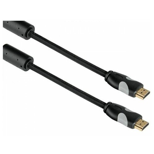 Кабель аудио-видео Thomson High Speed HDMI (m)/HDMI (m) 5м. феррит.кольца Позолоченные контакты черн