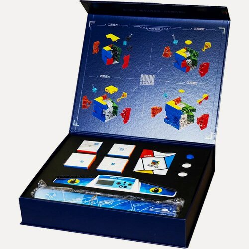 Изображение товара Набор Кубик Рубика MoYu 2x2 / 5x5 MeiLong Magnetic SET (Mat + Timer)