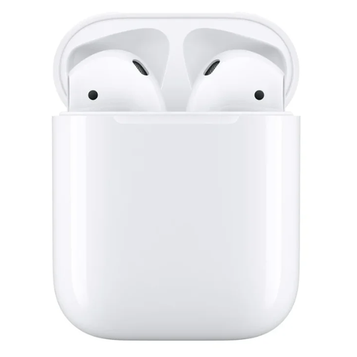 Беспроводные наушники Apple AirPods 2 с зарядным футляром белый 13890₽