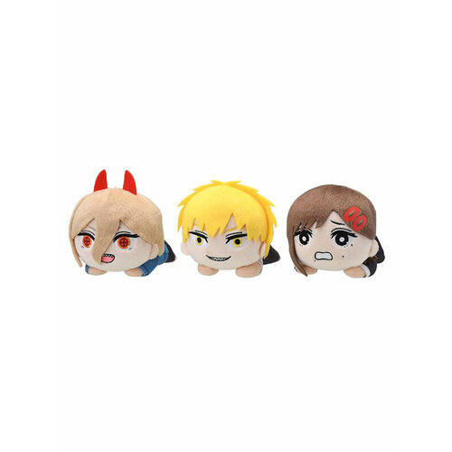 Плюш SEGA Nesoberi Человек-бензопила Denji Power Kobeni 4580779514039