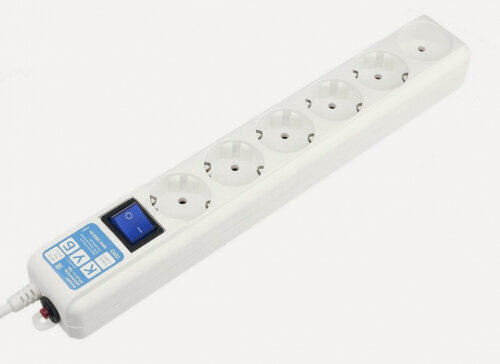 Изображение товара POWER CUBE Сетевой фильтр Power Cube PowerCube PRO 3м 6 розеток 16А (белый)