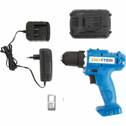 Дрель-шуруповерт аккумуляторная Dexter ML-CD92-180S 18 В Li-ion 15 Ач 7990₽