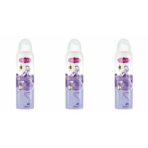 Camay Дезодорант-аэрозоль женский, Dramatique, 150 мл - 3 шт