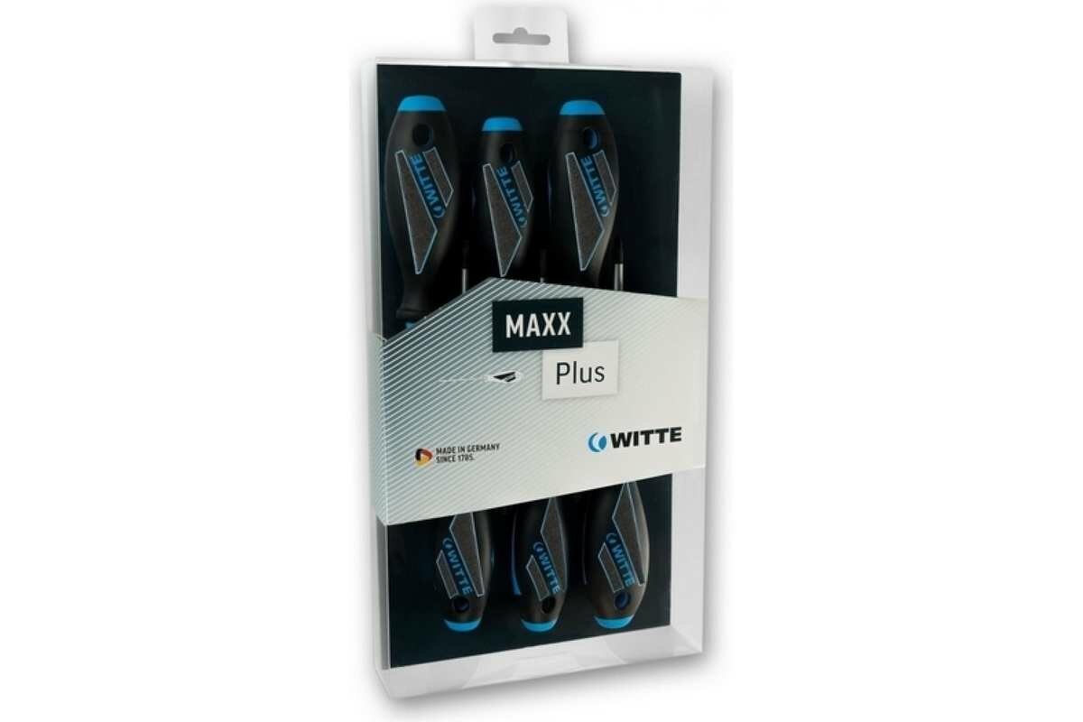 Отвертки MAXX, набор, PH/шлиц х5 шт, WITTE 653865216