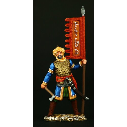 Оловянный солдатик: Воин-сарацин со знаменем, XII в. оловянный солдатик sds воин сарацин xii в