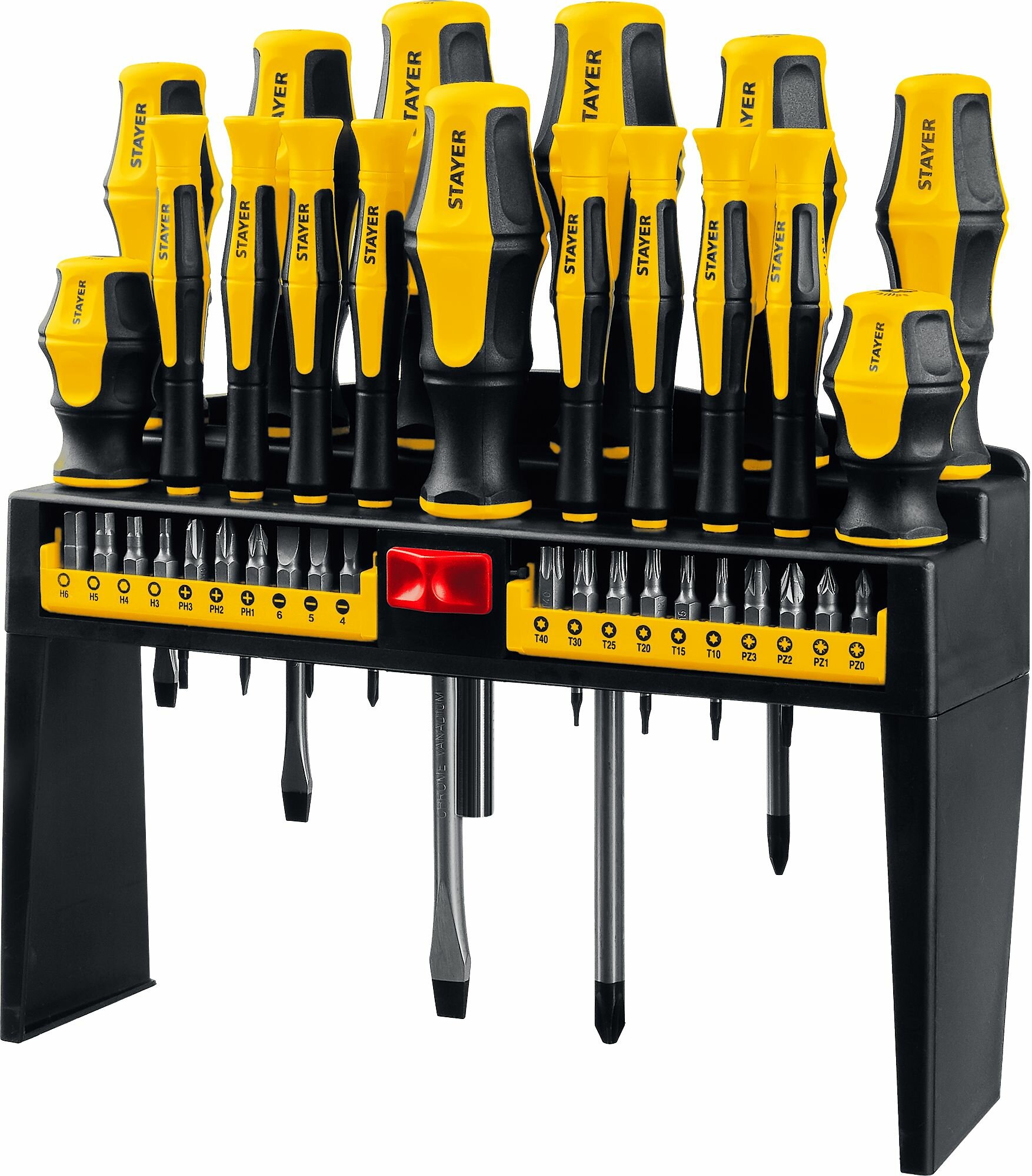 Набор отверток с насадками Hercules-Pro-37 37 предметов STAYER 25312-H37