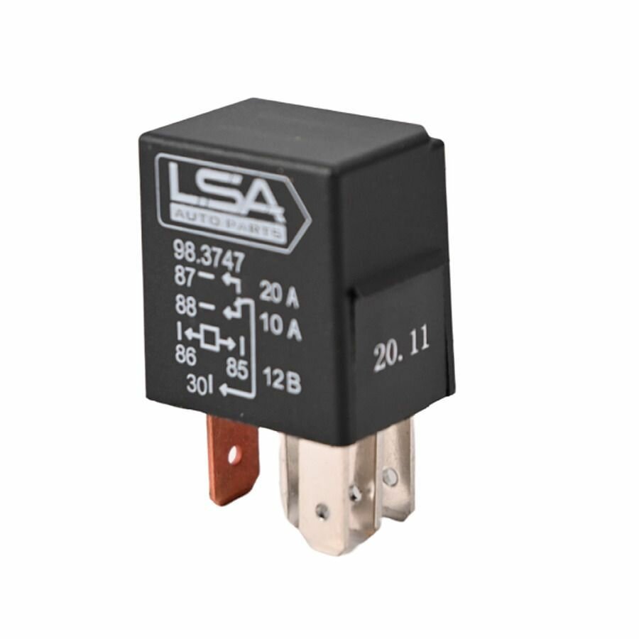 фото Реле монтажного блока 12V 10/20А 5-и контактное 'ILSA' LS0243 / 98.3747