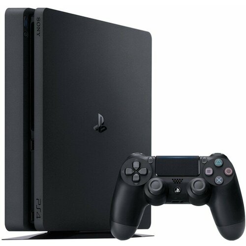 Игровая приставка Sony PlayStation 4 Slim 500Gb, Чёрная