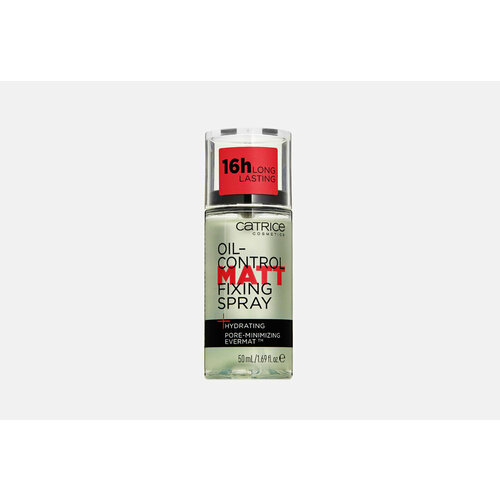 Спрей для лица фиксирующий для макияжа Catrice, Oil-Control Matt Fixing Spray 50мл catrice спрей для лица фиксирующий oil control matt fixing spray 50 мл прозрачный