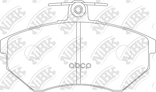 Колодки Тормозные Передние Nibk Pn0018 NiBK арт. PN0018