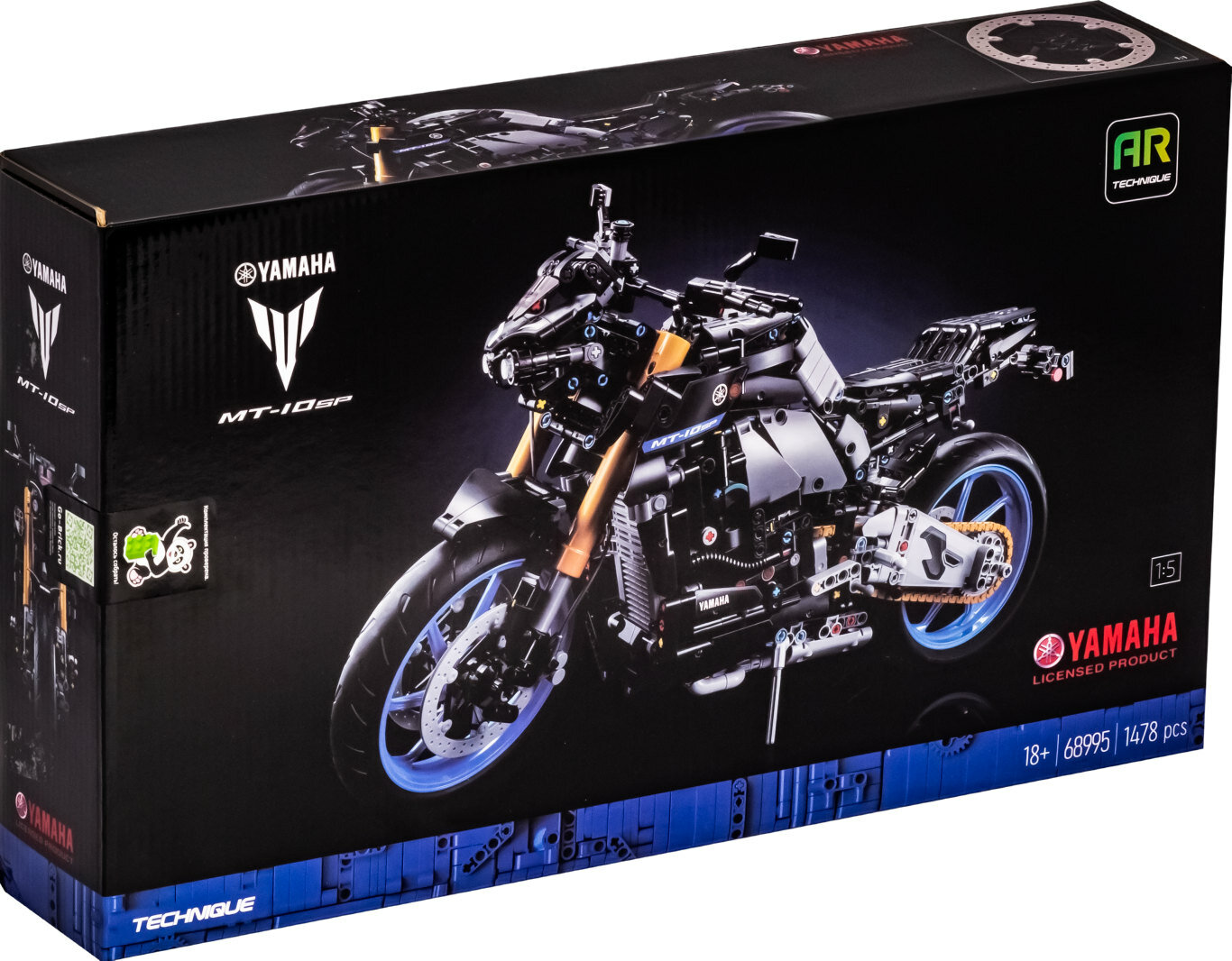 Конструктор Мотоцикл Yamaha MT-10 SP из 1478 деталей