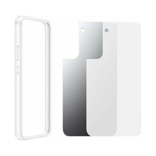 Samsung Чехол (клип-кейс) Samsung для Samsung Galaxy S22+ Frame Cover прозрачный (EF-MS906CTEGRU)