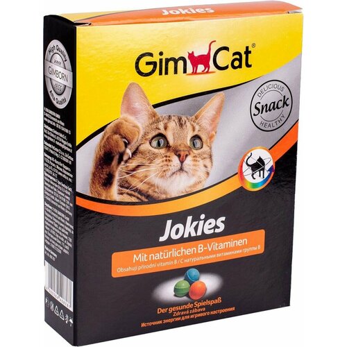 Лакомство для кошек GimCat Jokies, с комплексом витаминов В, 520 г