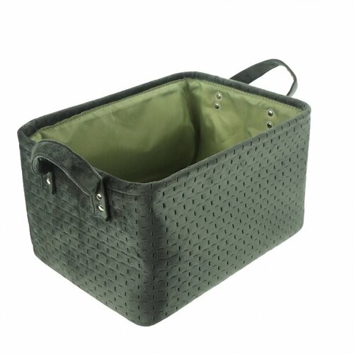 Корзина для хранения elemento 36х26х20 см зеленая