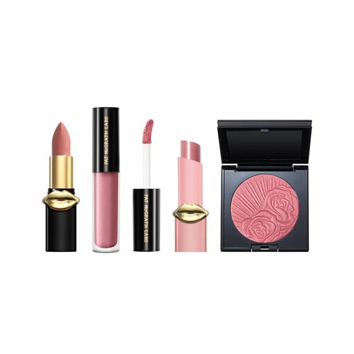 Набор миниатюр для макияжа лица и губ PAT McGRATH LABS Divine Rose: Jet-Set Kit