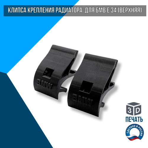 Клипса крепления радиатора для БМВ Е 34 верхняя 430₽