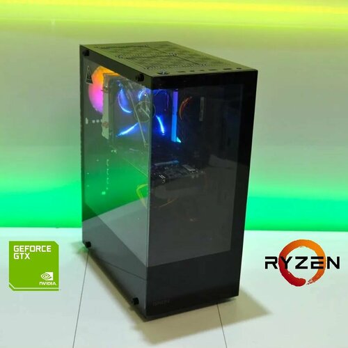Системный блок AMD Ryzen 5 1600,16Gb DDR4, GTX 1070 8Gb, SSD 128Gb, HDD 1Tb