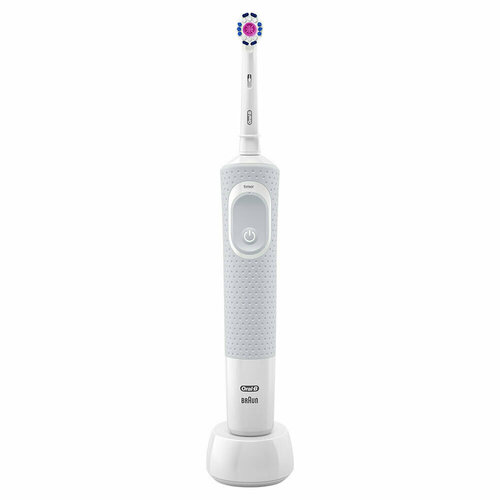 Электрическая зубная щетка Oral-B Vitality D1004131 3DWhite белаясерая 259900₽