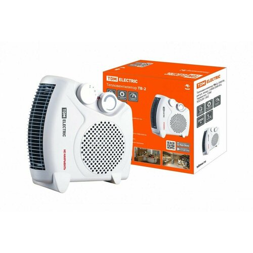 TDM Тепловентилятор ТВ-2 2000 Вт регул мощн 10002000 Вт термостат SQ2520-1302 7 упак 2492000₽