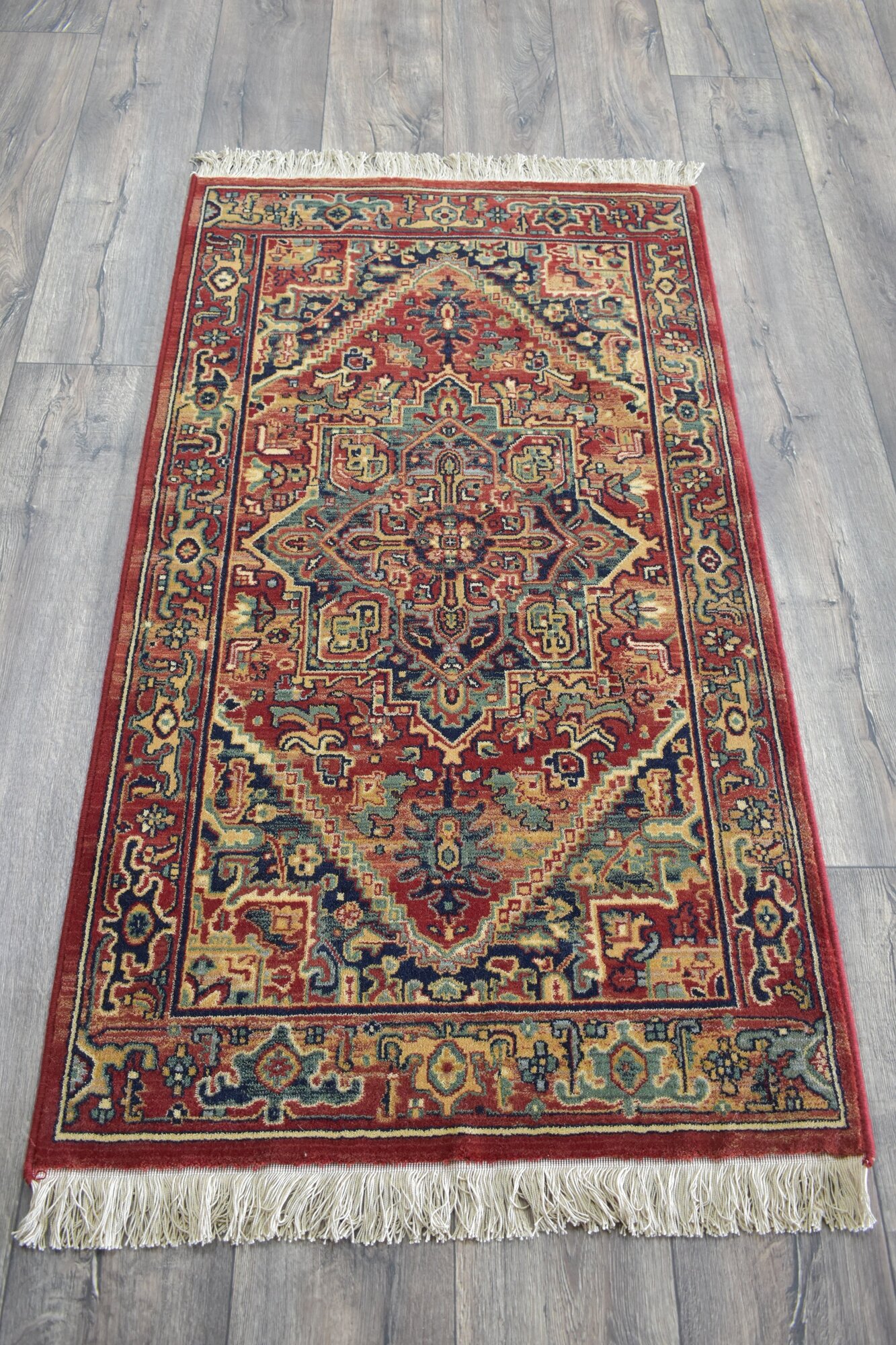 Ковер Moldabel Antique 0,8х1,5м, красный, шерстяной