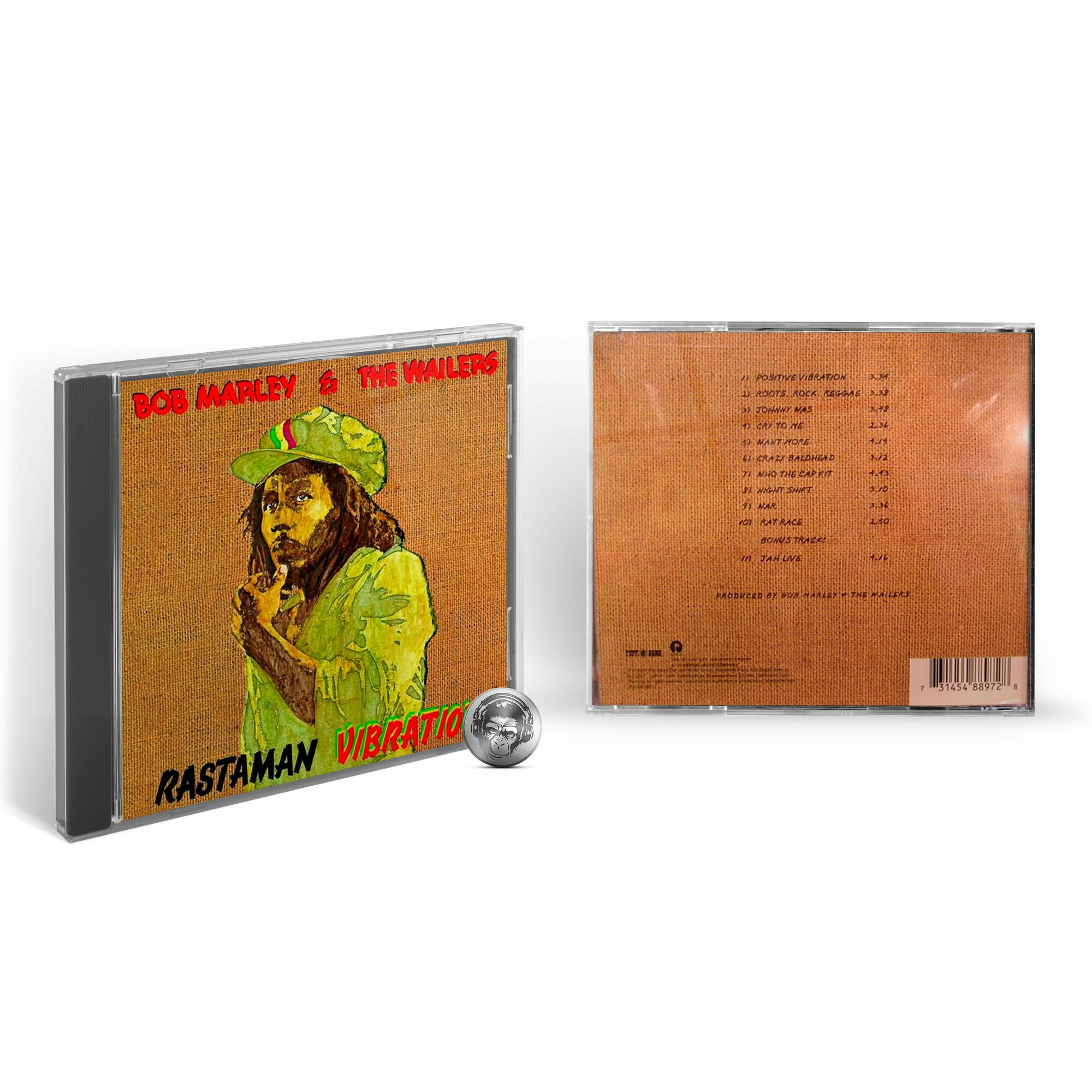 Bob Marley & The Wailers Rastaman Vibration (Remastered) CD Медиа - фото №3
