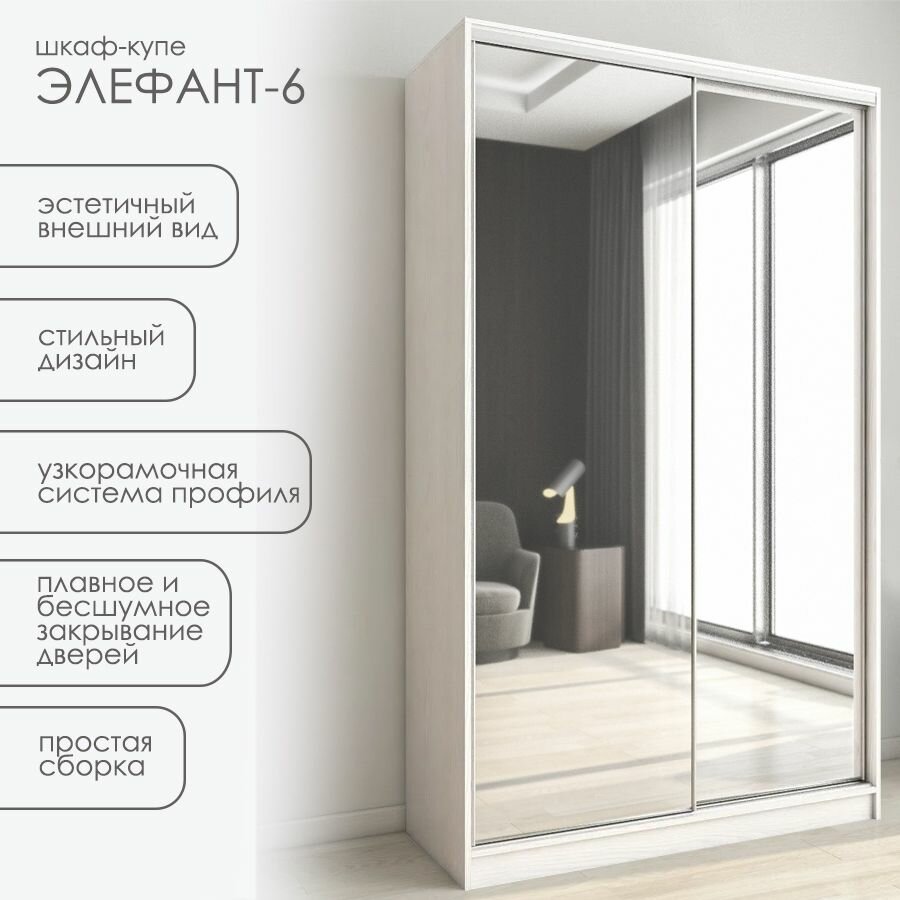 фото Шкаф-купе Элефант-6