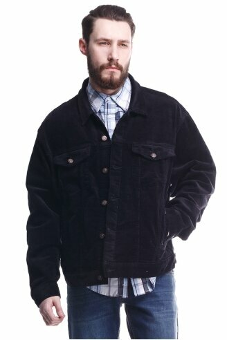 Джинсовая куртка Montana Куртка вельветовая Montana 12045NAV, размер 3XL, синий