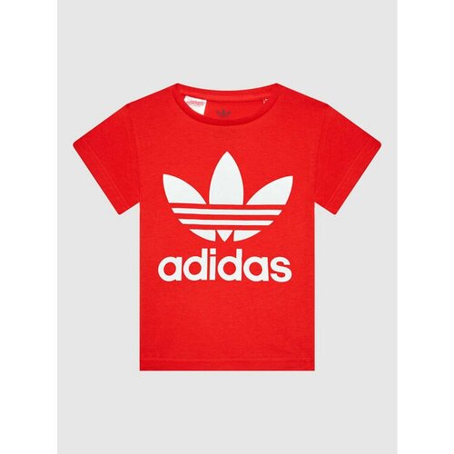 фото Футболка adidas, размер 7/8y [mety], красный