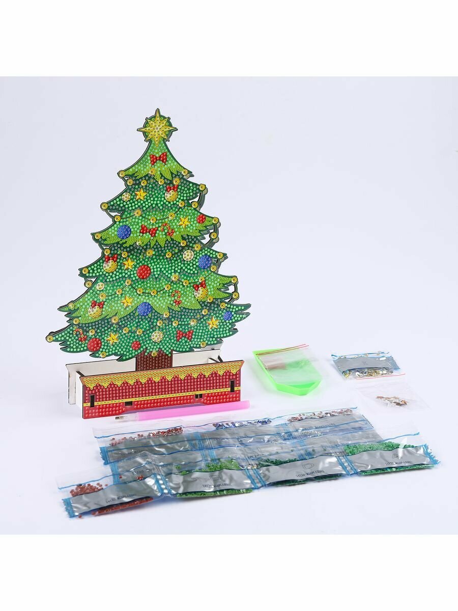 фото Алмазная мозаика "елочка"