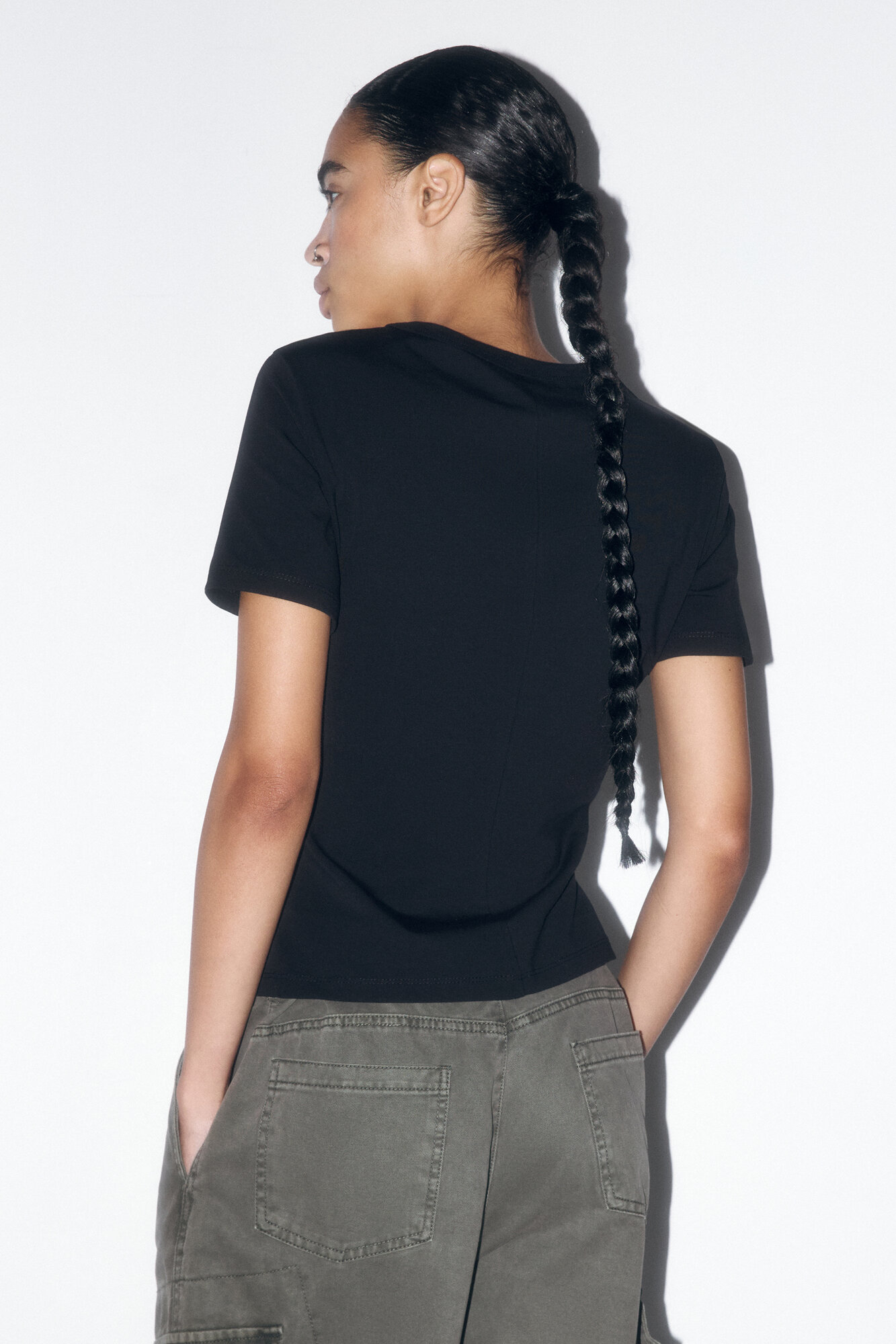 Футболка Befree Basic, размер L/170, черный — фото 1