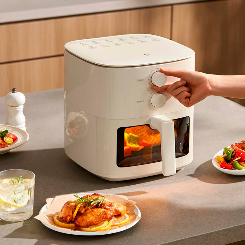 Изображение Xiaomi фритюрница (аэрогриль) MiJIA Smart Air Fryer N1 5L(MAF11), белый CN