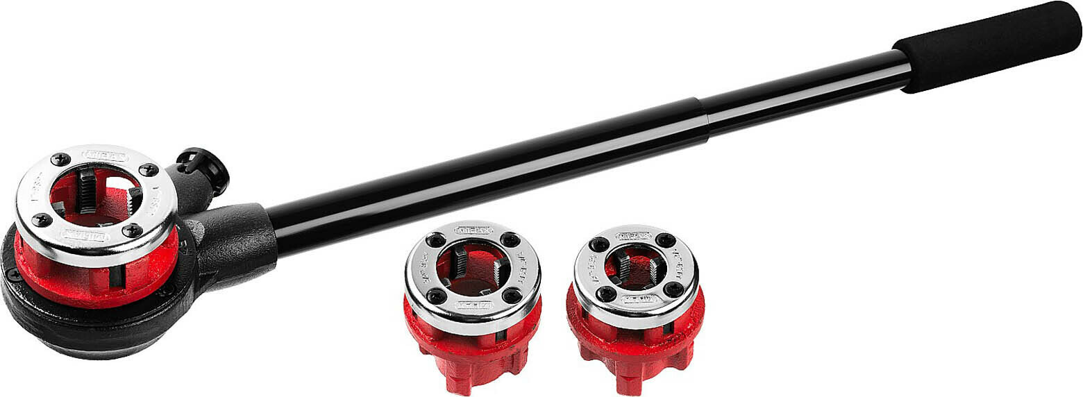 MIRAX 4 предмета, 1/2" - 1", набор резьбонарезной трубный №3