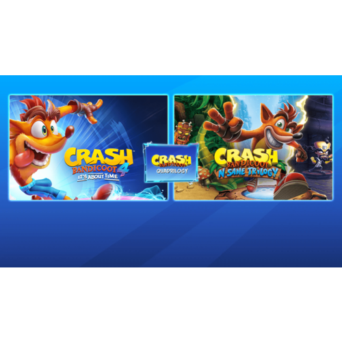 Crash Bandicoot - Quadrilogy Bundle для PS4 и PS5 (цифровая версия, регион: Турция)