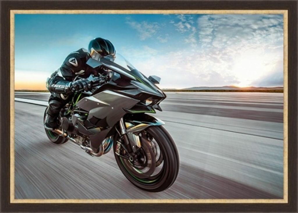 Картина в раме 50 х 70 см Скорость