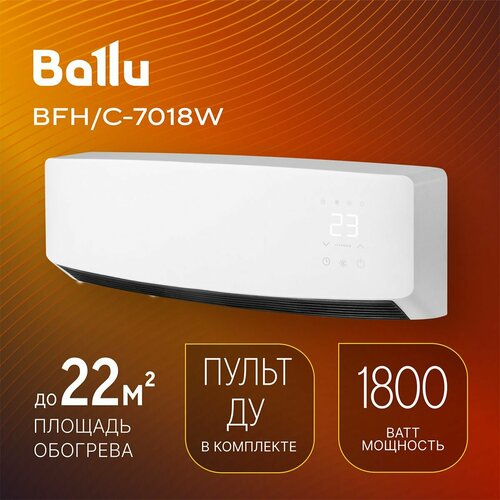 Тепловентилятор настенный Ballu BFHC-7018W 4490₽