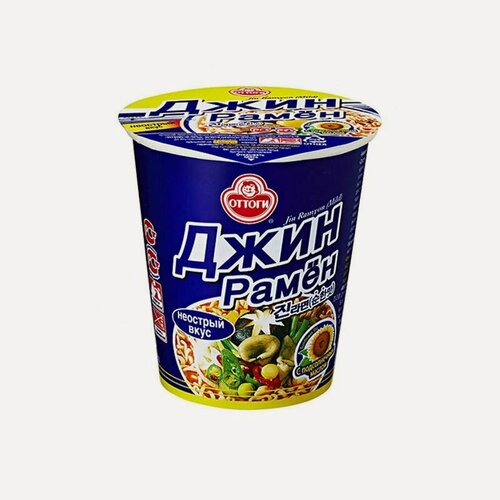 Изображение товара Лапша быстрого приготовления Оттоги Джин рамён 65 г, Южная Корея