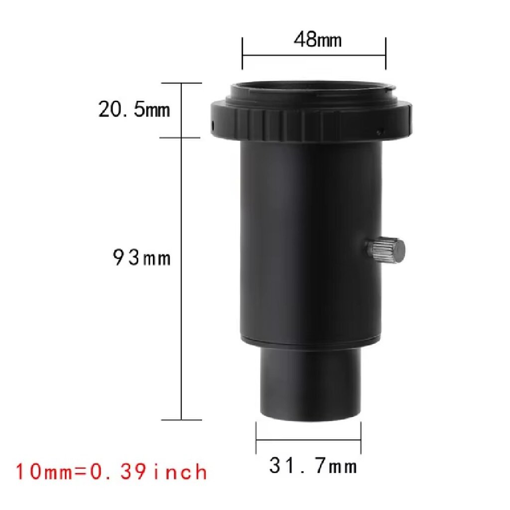 Адаптер и т-кольцо для телескопа, алюминиевый, T2, к фотоаппарату Canon