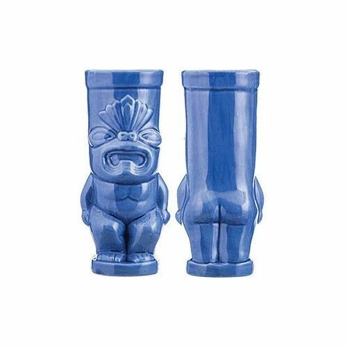 Стакан для коктейлей "Тики"; керамика; 450 мл; голубой — фото 1