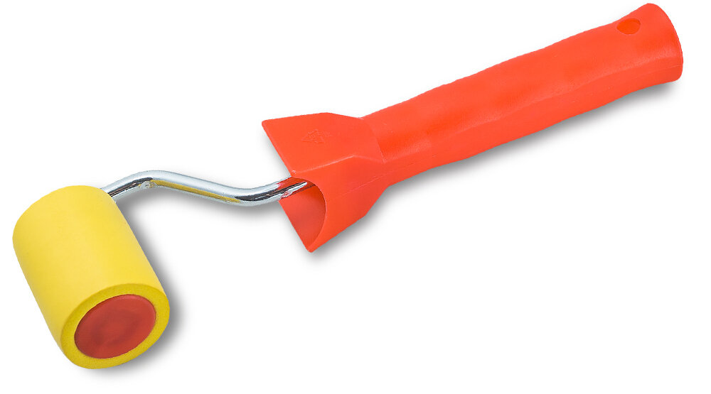 Валик для прикатки обоев VIRTUS 50 мм упругая резина 010203001