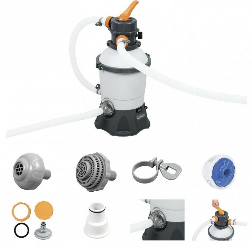 Фильтр-насос песочный 3028 л/ч  кварц/песка 85 кг /1