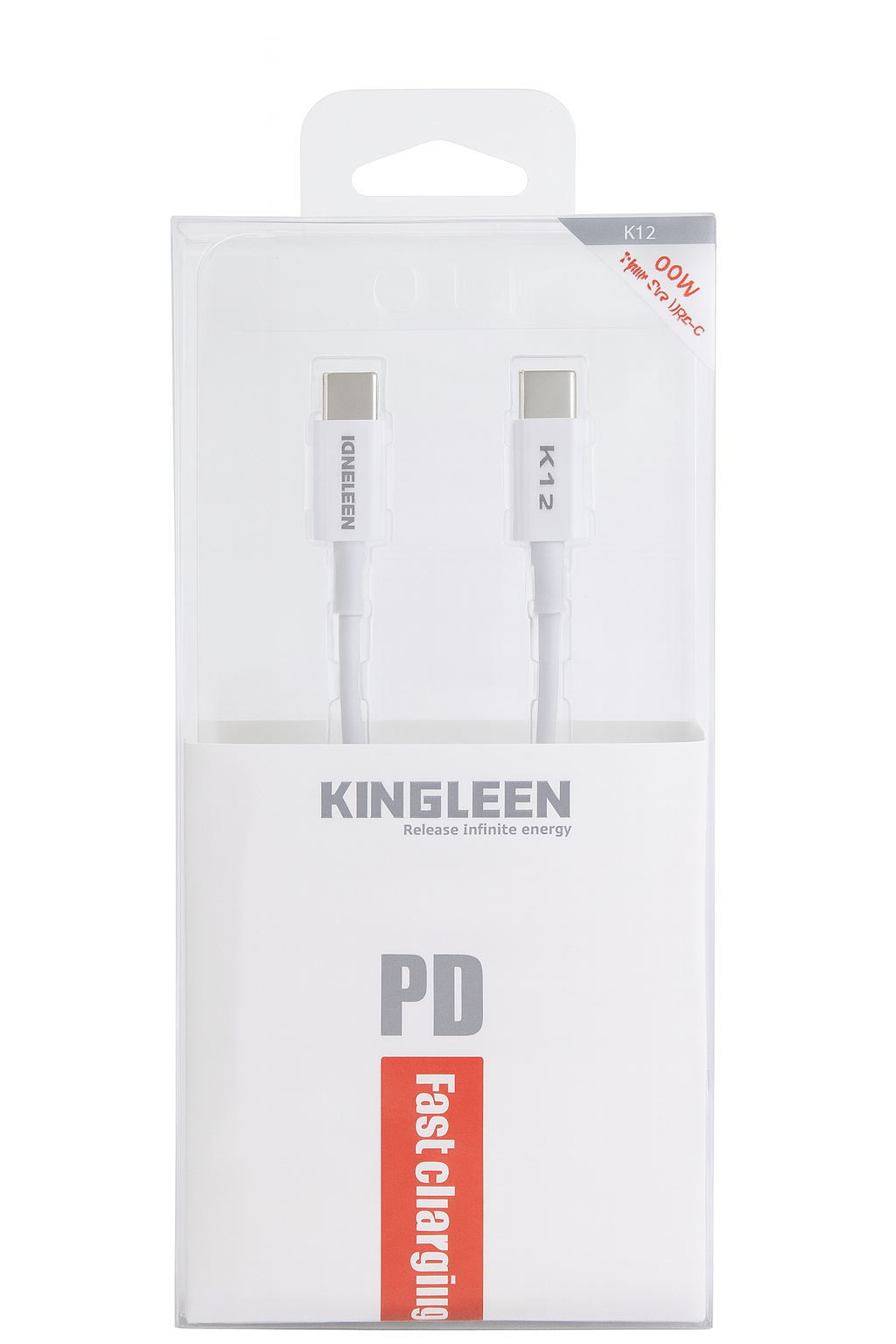 Кабель Apple, Samsung 60W USB-C KINGLEEN K12, 1 метр, для всех гаджетов.