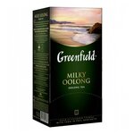 Чай зеленый Гринфилд милки оолонг Greenfield Milky Oolong, с молоком и лепестками мальвы, 10 шт по 25 пак - изображение