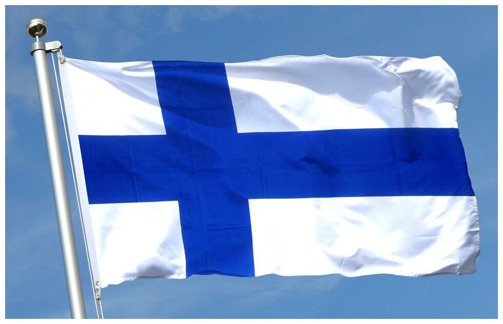 Флаг Финляндии 90х135 см