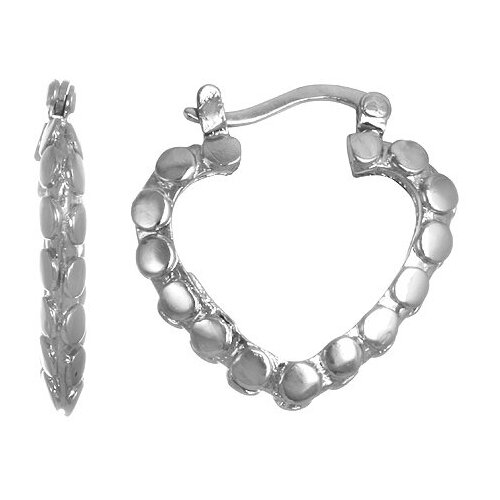 Серебряные серьги 'Сердечки'