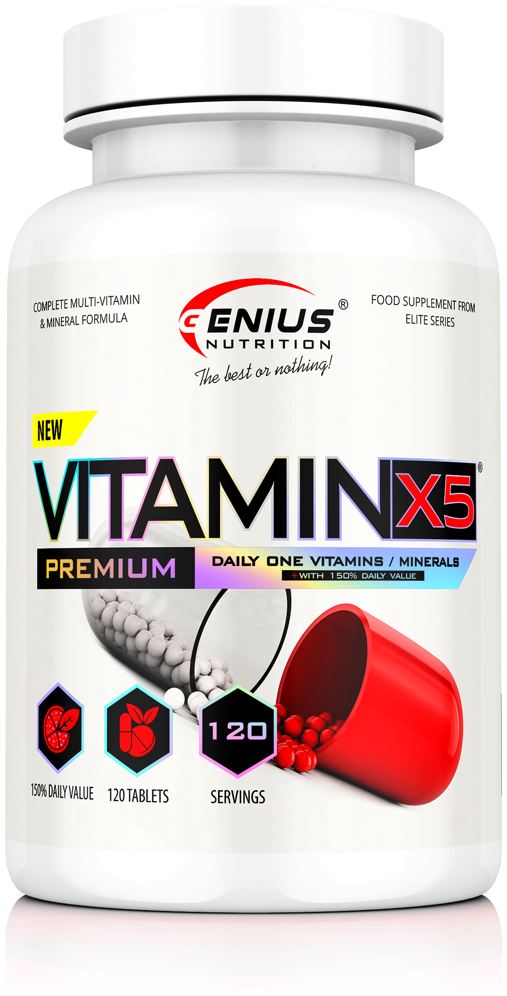 Genius Nutrition Vitamin-X5 120 таб.